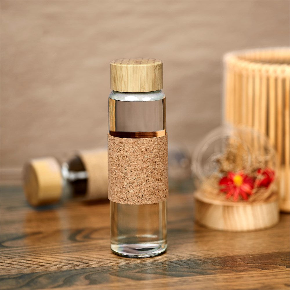 Bamboost Glass Water Bottle - 700ml