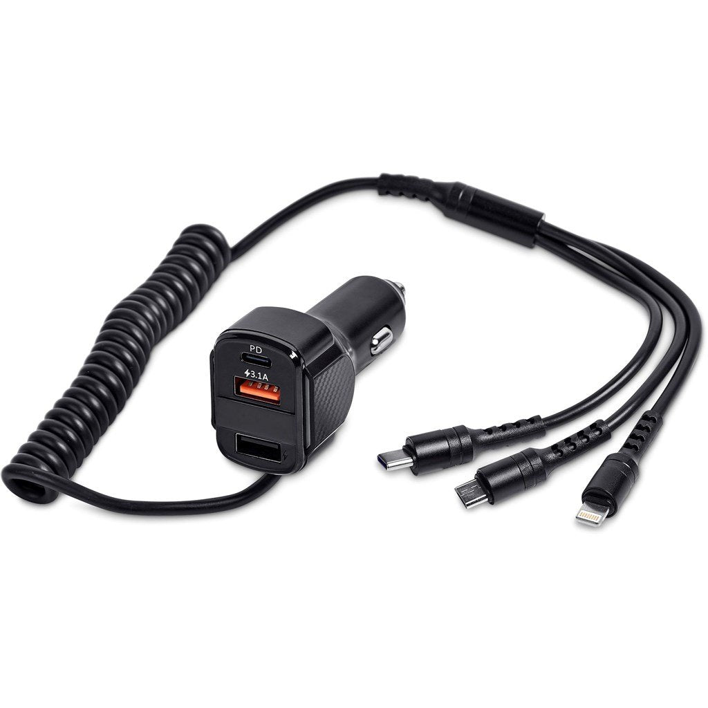 Monza 3-in-1 Fast Car Charger