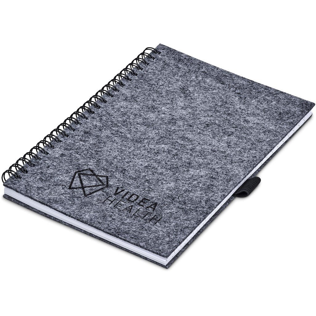 Fuji Recycled PET Felt A5 Spiral Notebook