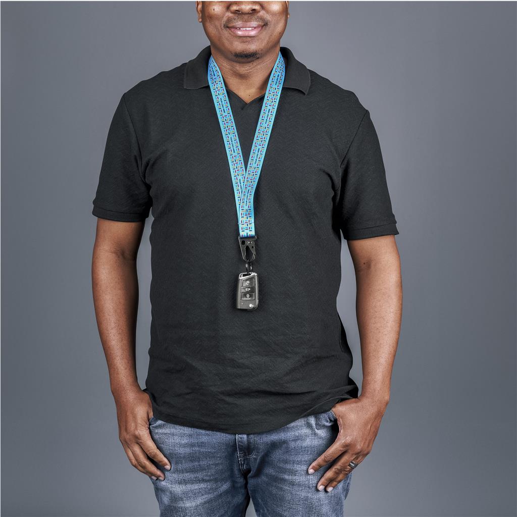 Elvo Double-Sided Carabiner Keyholder Lanyard - Sample