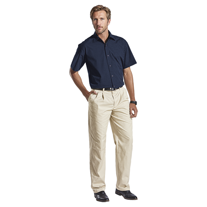 Mens Pioneer Check Lounge Short Sleeve
