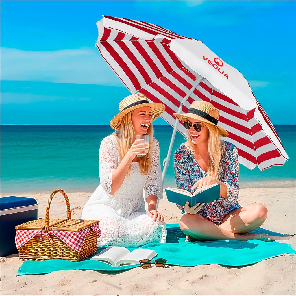 Tanereef Stripe Beach Umbrella