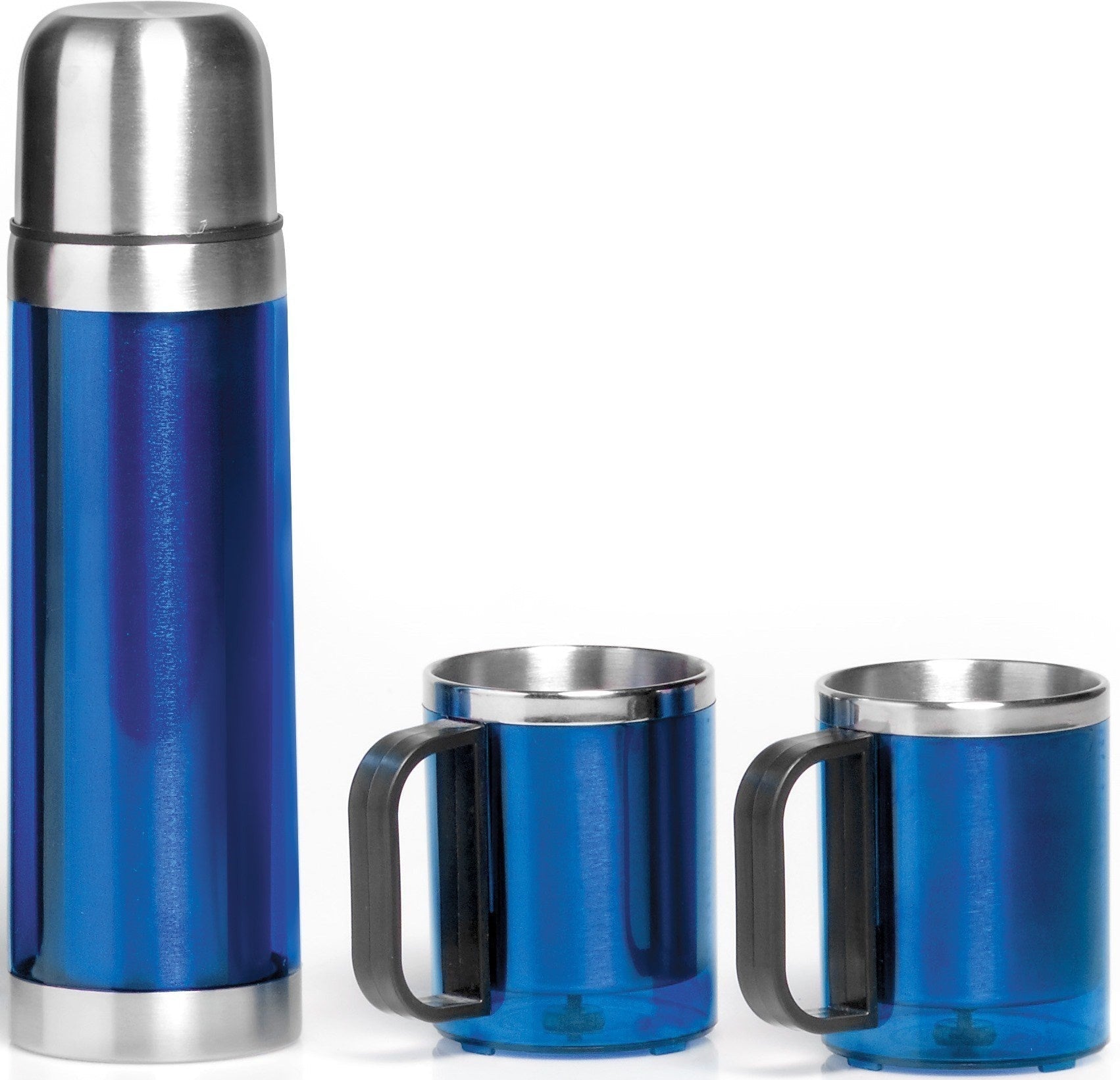 Admiral Double-Wall Flask & Mug Set - 500Ml-Mugs-Blue-BU