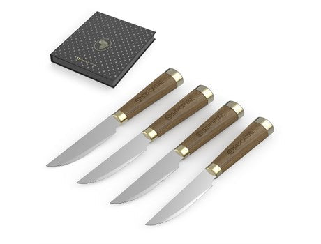 Andy Cartwright Afrique Dusk Steak Knife Set-Gold-GD