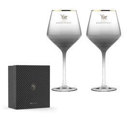 Andy Cartwright Afrique Dusk Wine Glass Set-Black-BL