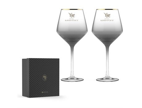 Andy Cartwright Afrique Dusk Wine Glass Set-Black-BL