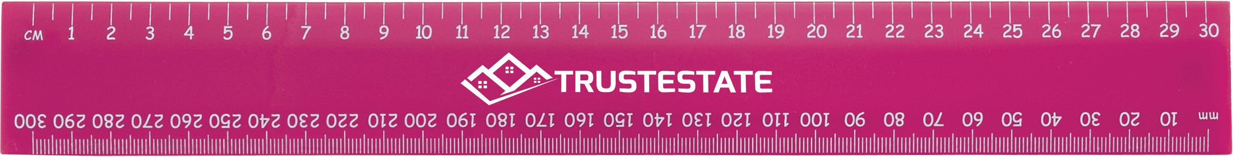 Basix 30cm Ruler - Pink Only-