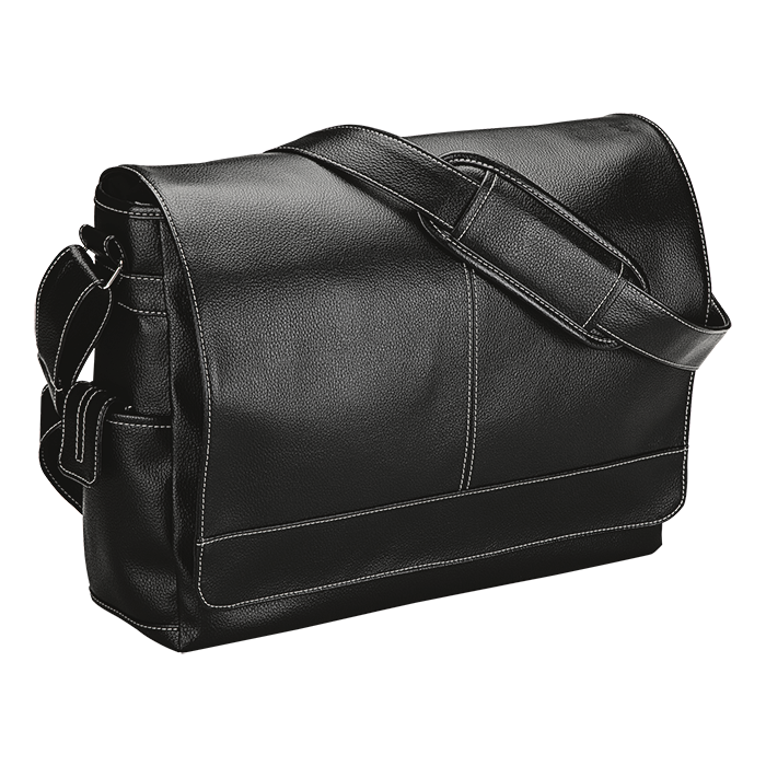 BB0039 - Lichee Computer Messenger Bag Black / STD / Last 