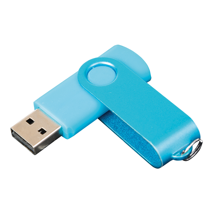 BE0005 - 4GB Swivel USB Drive Sky/Sky / STD / Regular - Technology