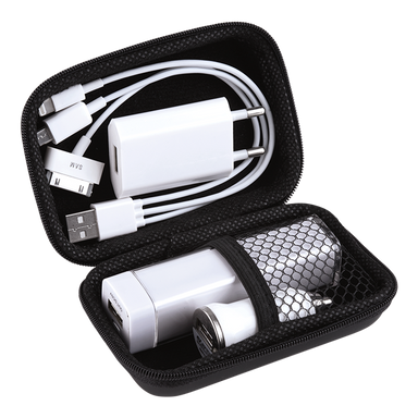 BE0041 - Power Bank Travel Kit Black / STD / Regular - Technology