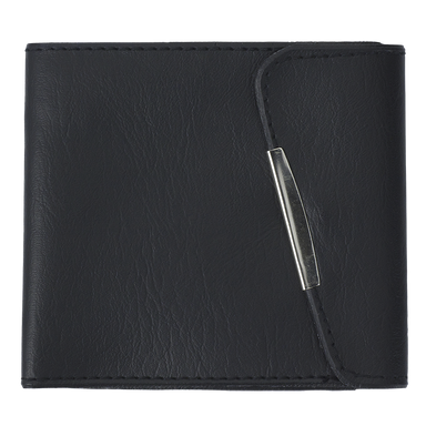 BF2749 - PVC Pinch Wallet Black / STD / Last Buy - Novelties