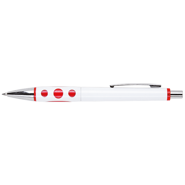 BP0011 - Dot Pattern Ballpoint Pen Red / STD / Last Buy - Writing Instruments