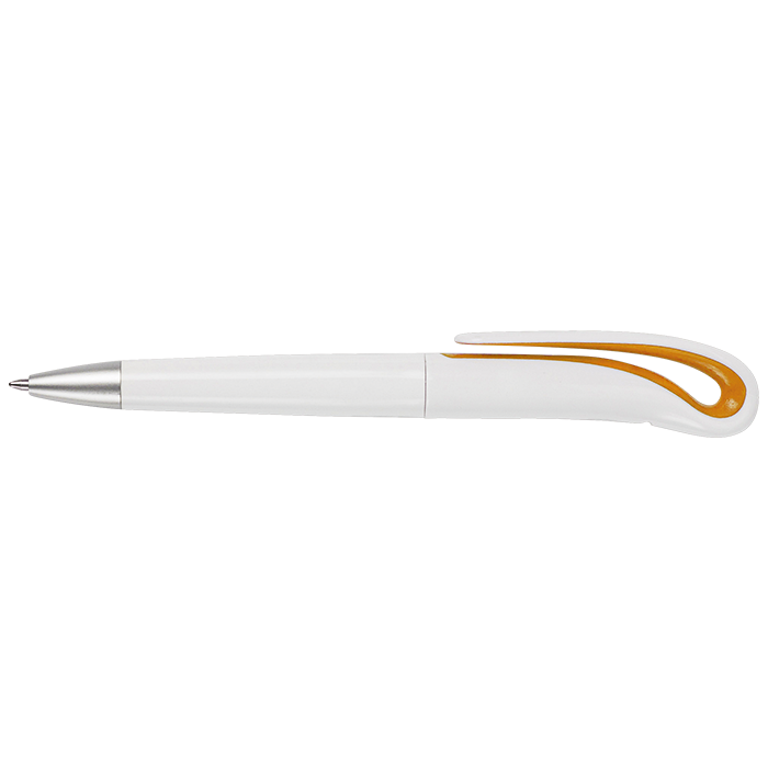 BP2442 - Swan Neck Design Ballpoint Pen Orange / STD / Regular - Writing Instruments