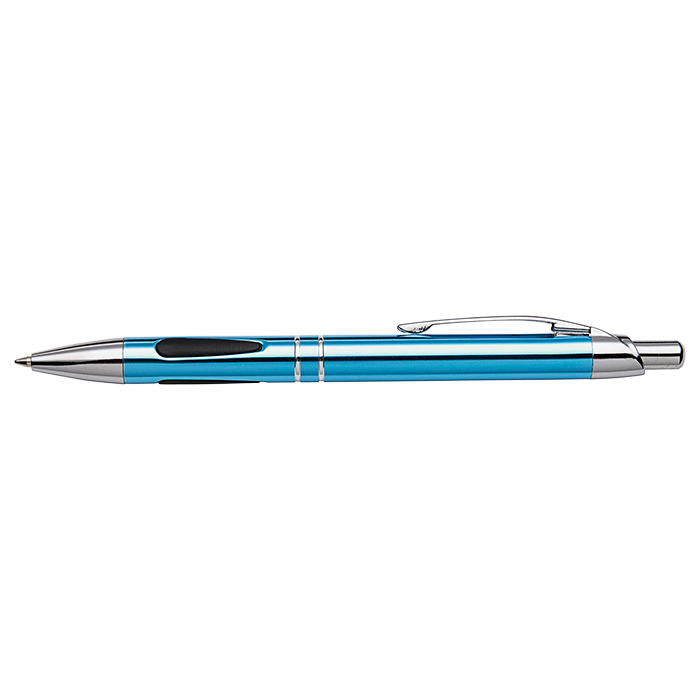 BP30201 - Metal Ergonomic Grip Ballpoint Pen Pale Blue / STD / Regular - Writing Instruments