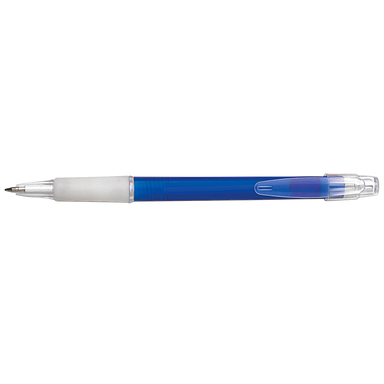 BP3321 - Frosted Plastic Ballpoint Pen Blue / STD / Last Buy