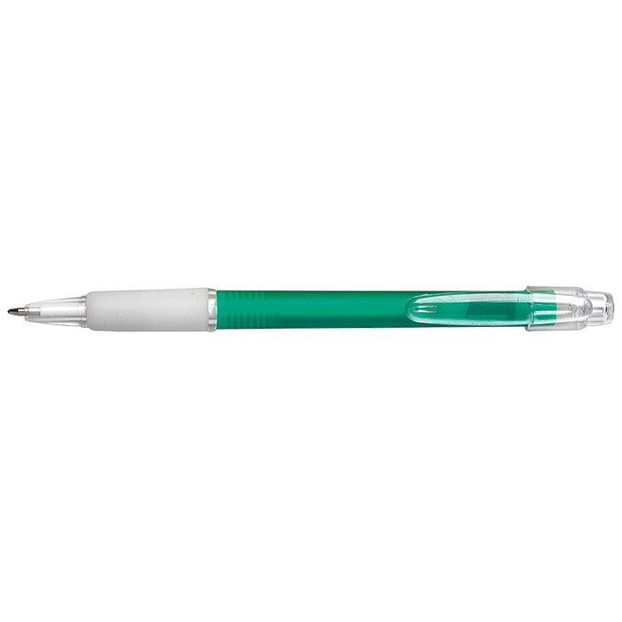 BP3321 - Frosted Plastic Ballpoint Pen Green / STD / Last Buy - Writing Instruments