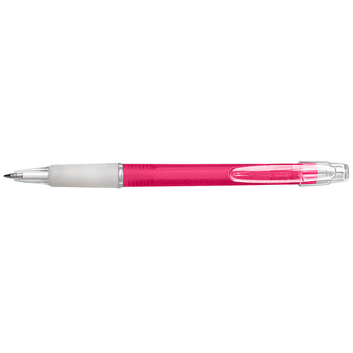 BP3321 - Frosted Plastic Ballpoint Pen Pink / STD / Regular 