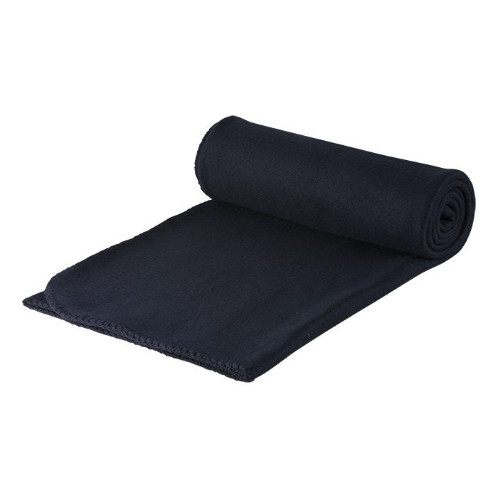 BR0045 - Polar Fleece Blanket Black / STD / Regular - 