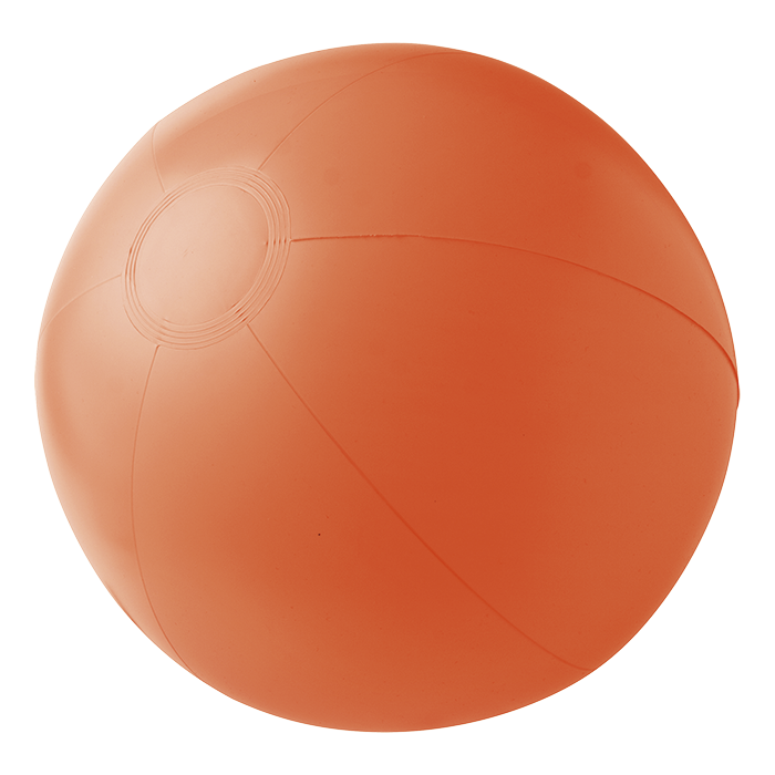 BR4188 - Solid Colour Inflatable Beach Ball Orange / STD / Regular - Outdoor