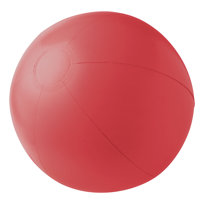 BR4188 - Solid Colour Inflatable Beach Ball Red / STD / Regular - Outdoor