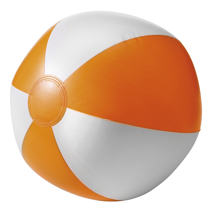 BR9620 - Two Tone Inflatable Beach Ball Orange / STD / 