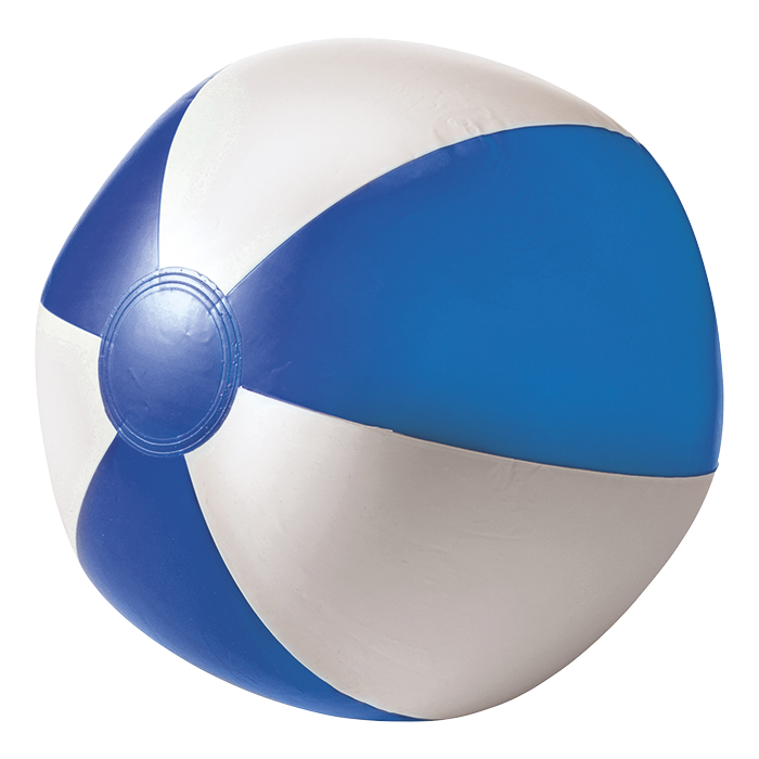 BR9620 - Two Tone Inflatable Beach Ball Blue / STD / Regular