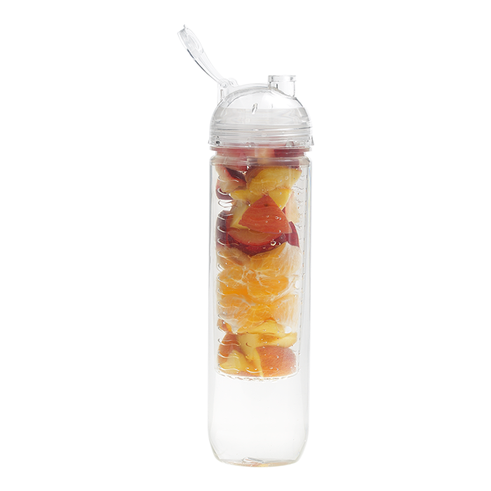 BW0052 - 800ml Fruit Infusing Tritan Water Bottle Clear / STD / Last Buy - Drinkware