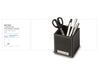 Carrington Stationery Holder Black / BL - Desk Organizers