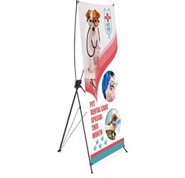 Champion Layflat PVC X-Banner 80cm x 180cm-