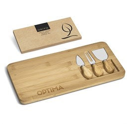 Okiyo Chizu Bamboo Cheese Board Set-Natural-NT