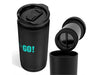 Colombia Double-Wall Tumbler & Press - 470ml-Black-BL