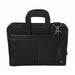 Colombia Leather Portfolio with Drop Handles | Black-