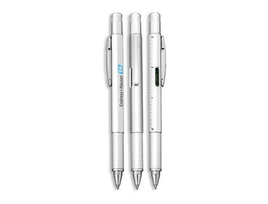 Concord Multi-Functional Pen - Silver Only-Silver-S