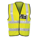 Contract PVC Waistcoat  Safety Yellow / SML / 