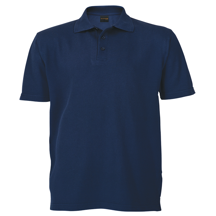 260g Barron Pique Knit Golfer  Navy / 3XL / 