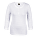 145g Henley Long Sleeve T-Shirt Ladies White / XS / Last Buy - T-Shirts