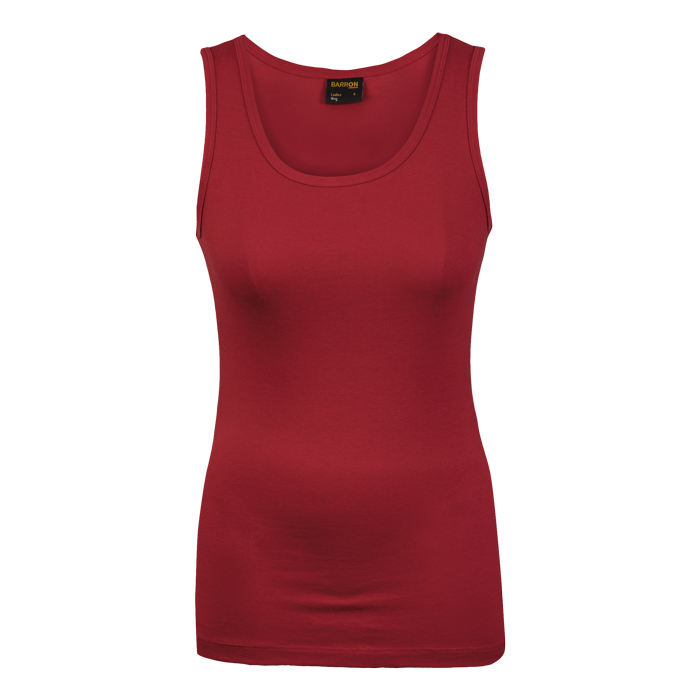 160g Vest Ladies Red / XL / Last Buy - T-Shirts