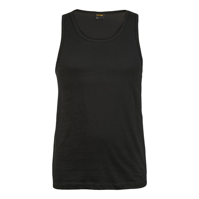 160g Vest Mens Black / XS / Regular - T-Shirts