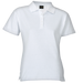 200g Ladies Pique Knit Golfer White / XS / Regular - Golf Shirts