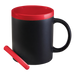 300ml Stoneware Chalk Board Mug Red / STD / Last Buy - Drinkware