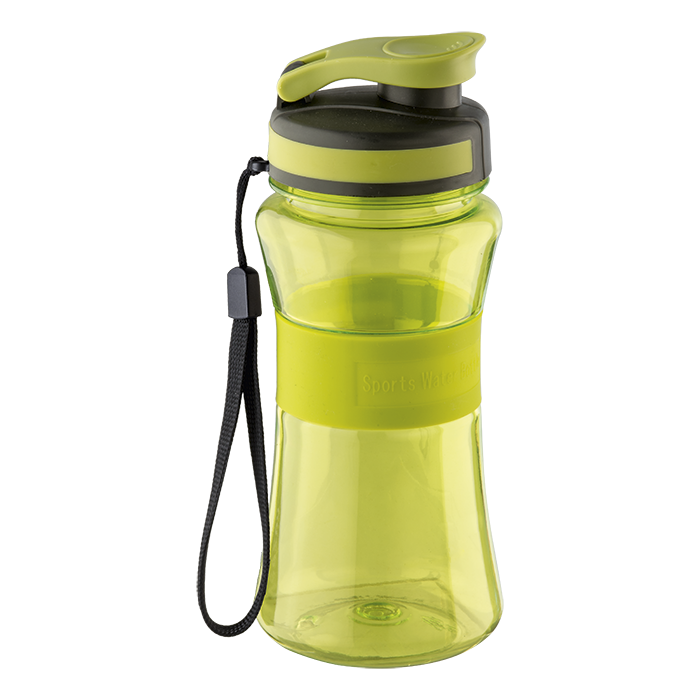500ml Silicone Band Water Bottle Green / STD / Regular - Drinkware
