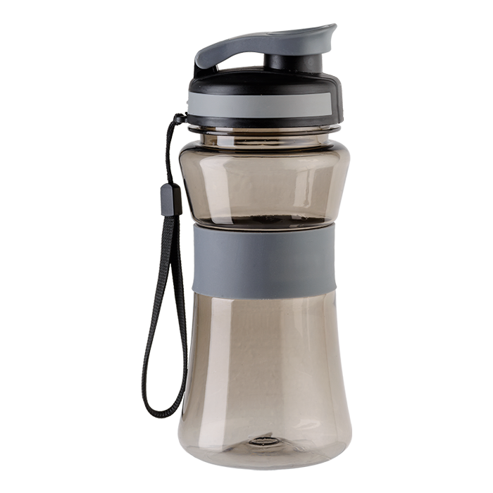 500ml Silicone Band Water Bottle Smoke / STD / Regular - Drinkware