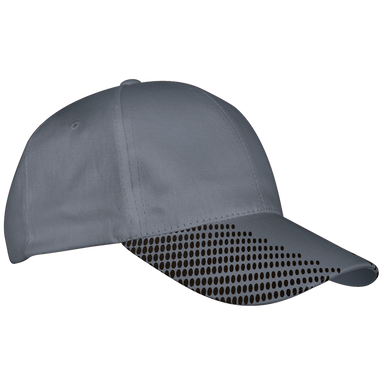 6 Panel Dash Cap Silver/Black / STD / Regular - Caps