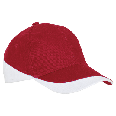 6 Panel Pro Spec Cap Red/White / STD / Last Buy - Caps