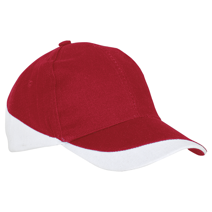 6 Panel Pro Spec Cap Red/White / STD / Last Buy - Caps