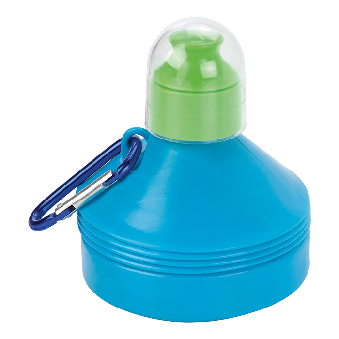 BW3879 - 600ml Collapsible Water Bottle with Carabiner Clip 
