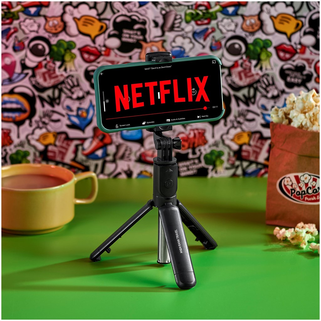 Adelside Tripod Stand and Selfie Stick Black / BL