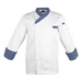 African Chef Jacket XS / White/Navy - Chef’s Jackets