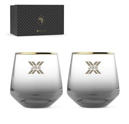 Andy Cartwright Afrique Dusk Whiskey Glass Set-Black-BL
