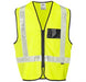 Airport Hi-Viz Reflective Full Zip Vest-